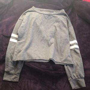 EQ Shirt gray with white stripes